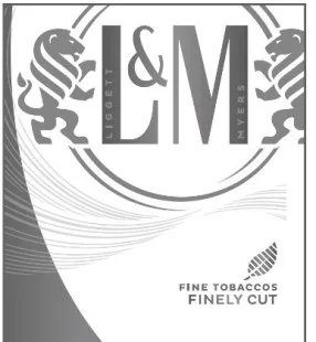 L & M LIGGETT MYERS FINE TOBACCOS FINELY CUT