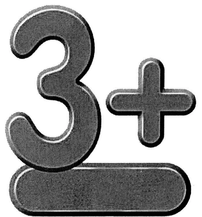 3 +