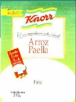 KNORR ARROZ PAELLA