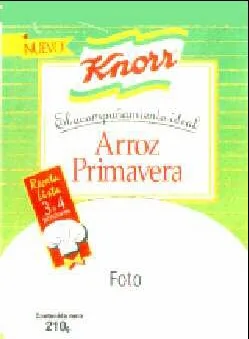 KNORR ARROZ PRIMAVERA