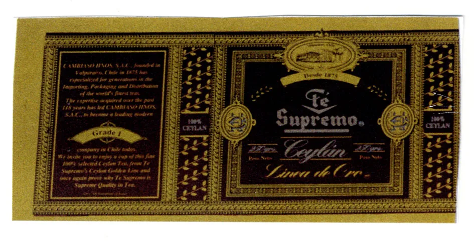 TE SUPREMO CEYLAN