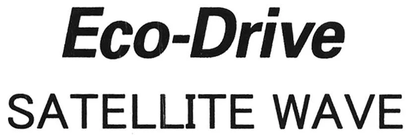 ECO-DRIVE/SATELLITE WAVE