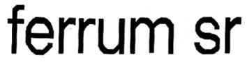 FERRUM SR