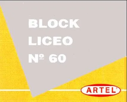 BLOCK LICEO Nº 60 ARTEL