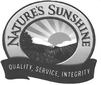 NATURE'S SUNSHINE QUALITY, SERVICE, INTEGRITY
