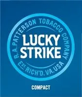 LUCKY STRIKE R.A. PATTERSON TOBACCO COMPANY EST. RICH'D. VA. USA. COMPACT