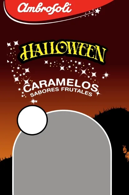 AMBROSOLI HALLOWEEN CARAMELOS SABORES FRUTALES