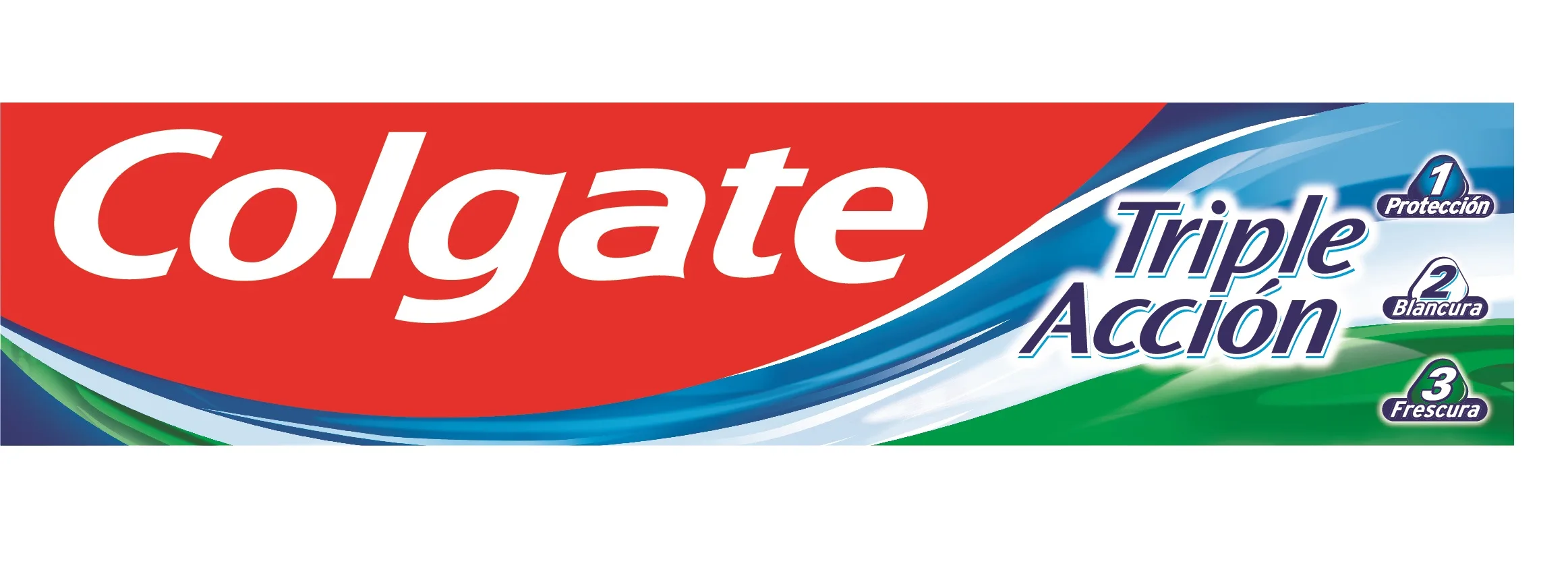 Colgate Triple Acción 1 Protección 2 Blancura 3 Frescura
