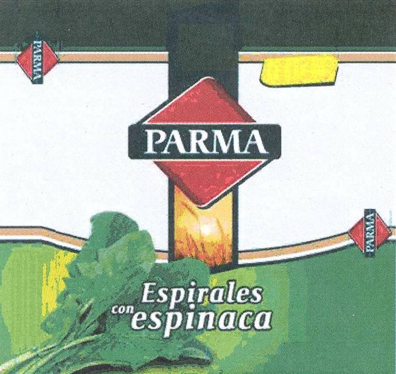 PARMA ESPIRALES CON ESPINACA