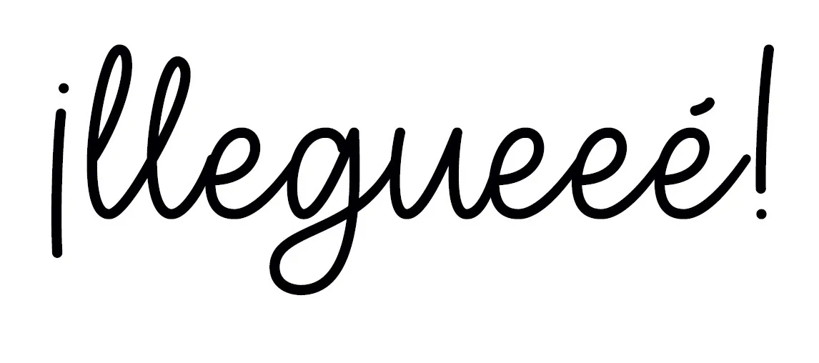¡llegueeé!