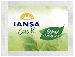IANSA CERO K STEVIA + SUCRALOSA