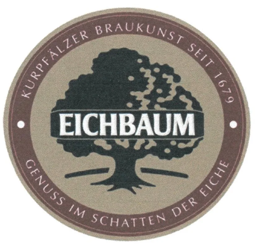 EICHBAUM · KURPFÄLZER BRAUKUNST SEIT 1679 · GENUSS IM SCHATTEN DER EICHE