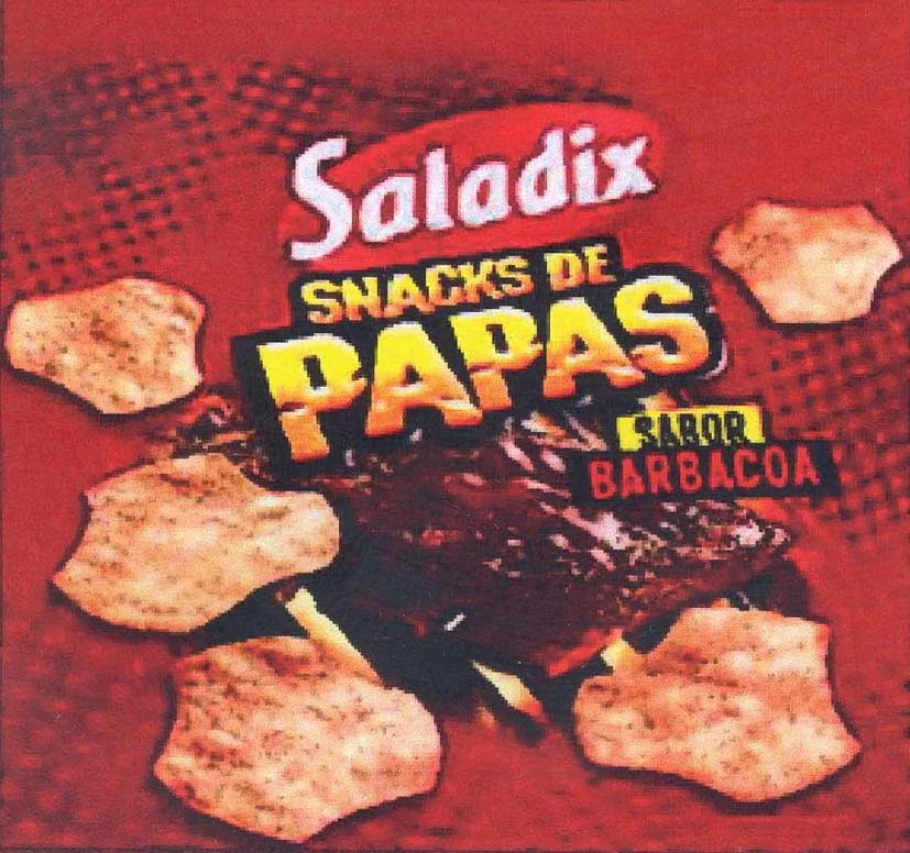 SALADIX SNACKS DE PAPAS SABOR BARBACOA