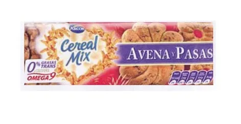 ARCOR CEREAL MIX AVENA Y PASAS