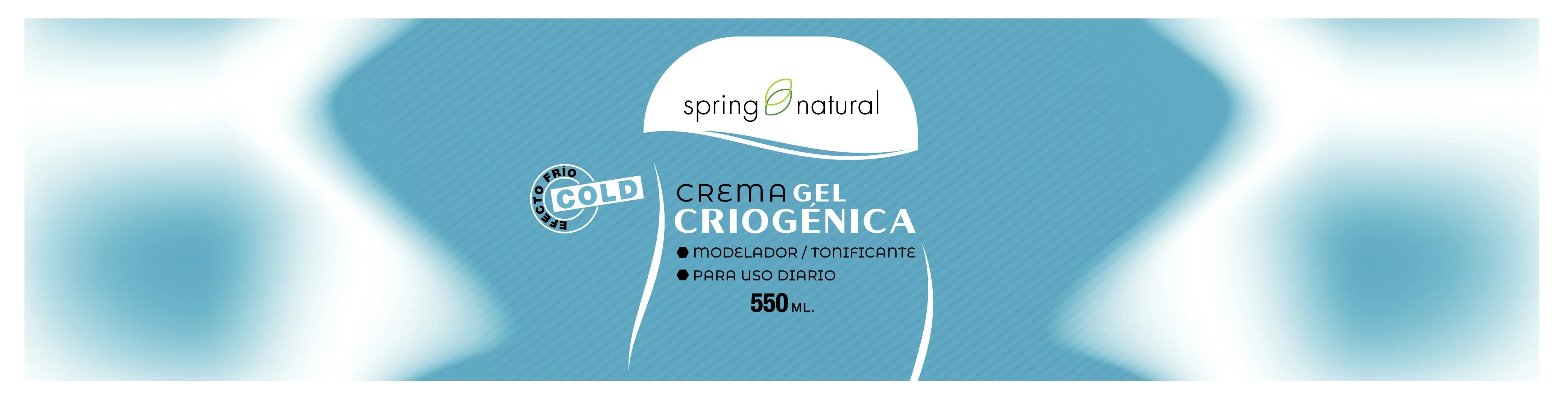 spring natural EFECTO FRÍO COLD CREMA GEL CRIOGÉNICA