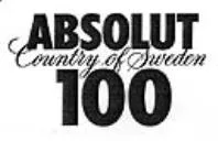 ABSOLUT COUNTRY OF SWEDEN 100