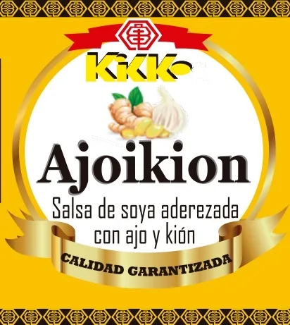 KIKKO AJOIKION SALSA DE SOYA ADEREZADA CON AJO Y KIÓN CALIDAD GARANTIZADA