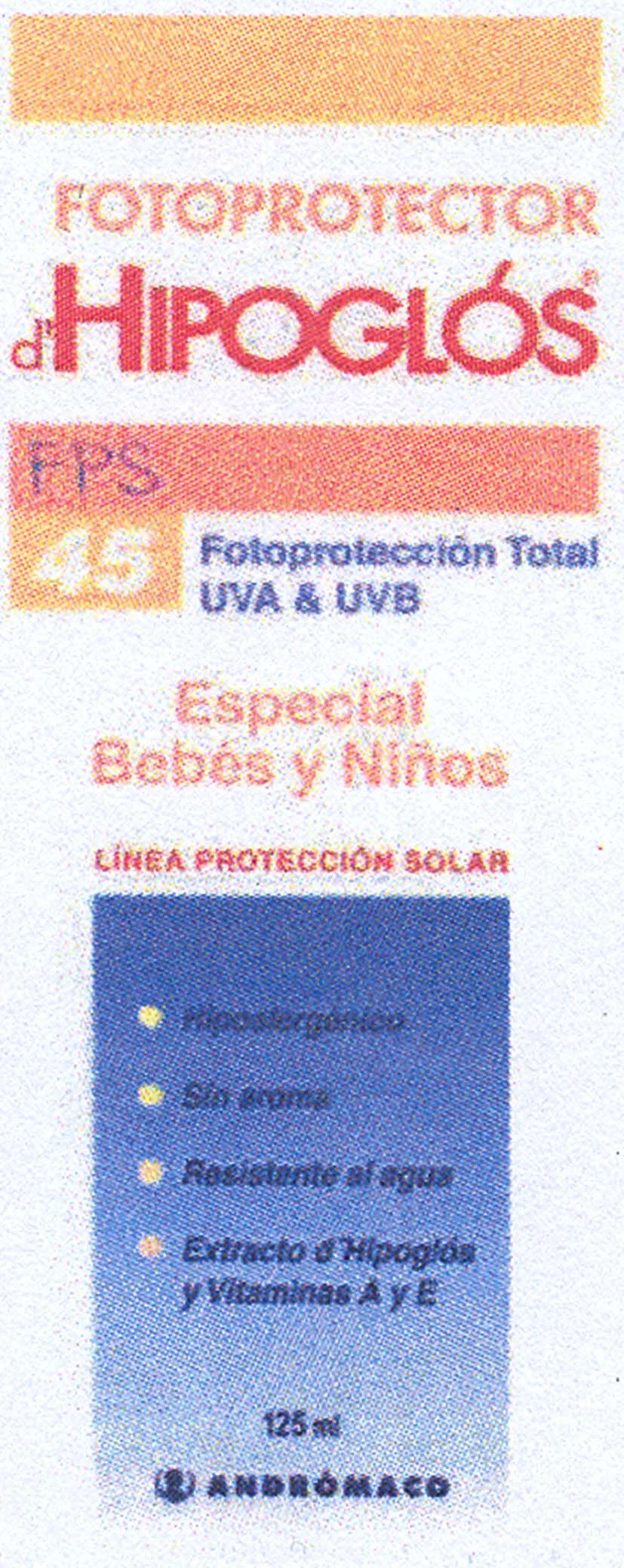 FOTOPROTECTOR D'HIPOGLOS FPS 45