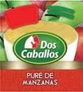 DOS CABALLOS PURÉ DE MANZANAS