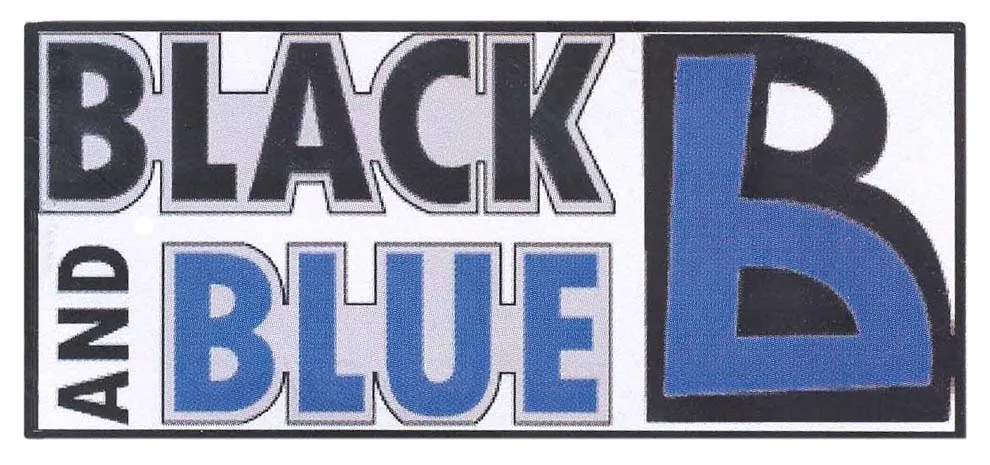 BLACK AND BLUE BB