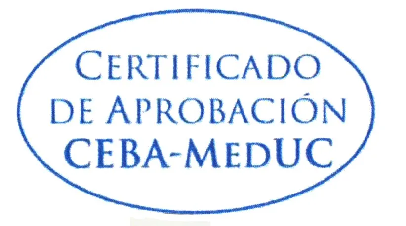 CERTIFICADO DE APROBACION CEBA-MEDUC