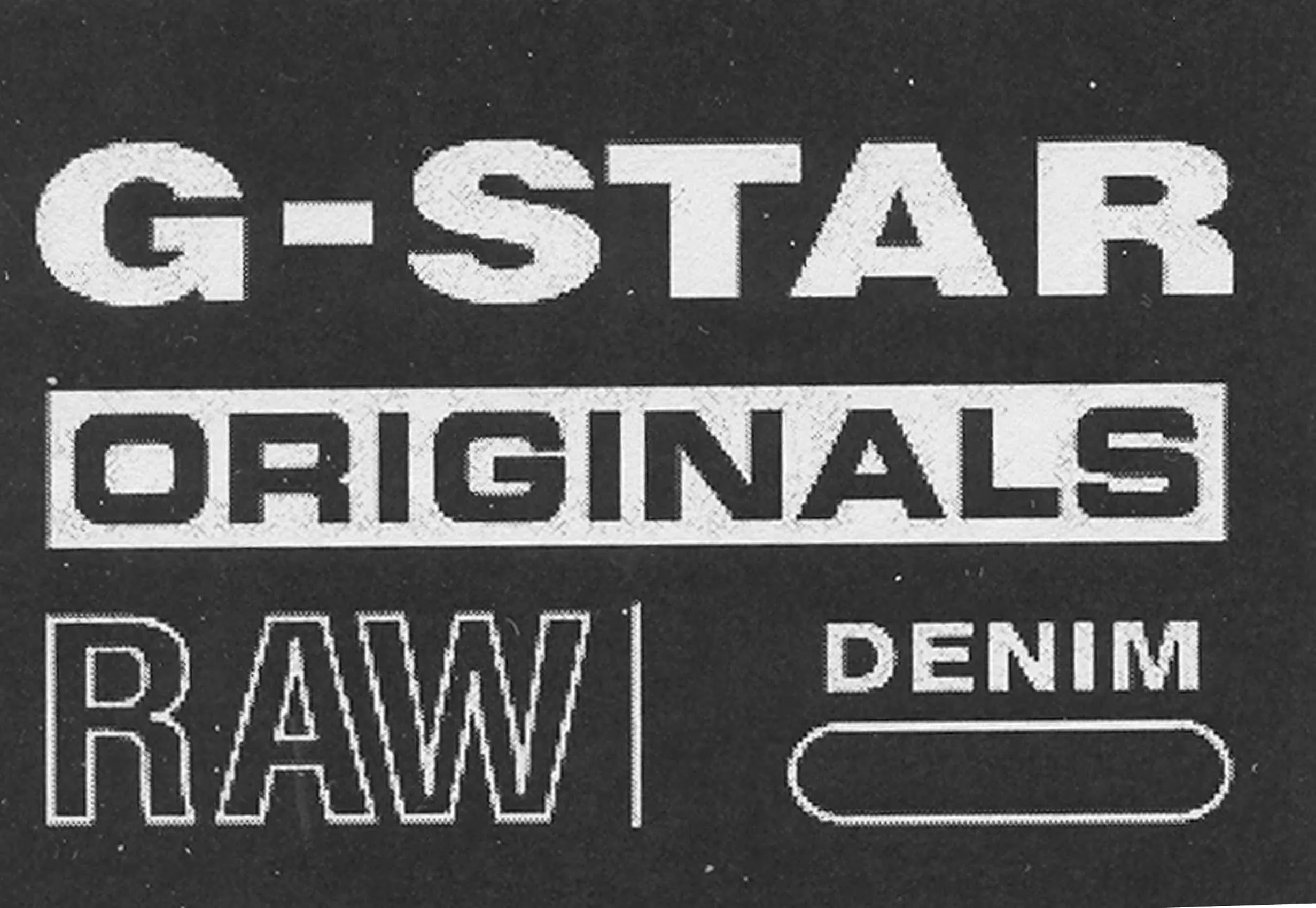G-STAR ORIGINALS RAW DENIM