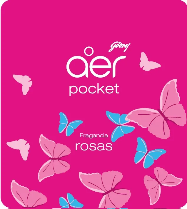 GODREJ AER POCKET FRAGANCIA ROSAS