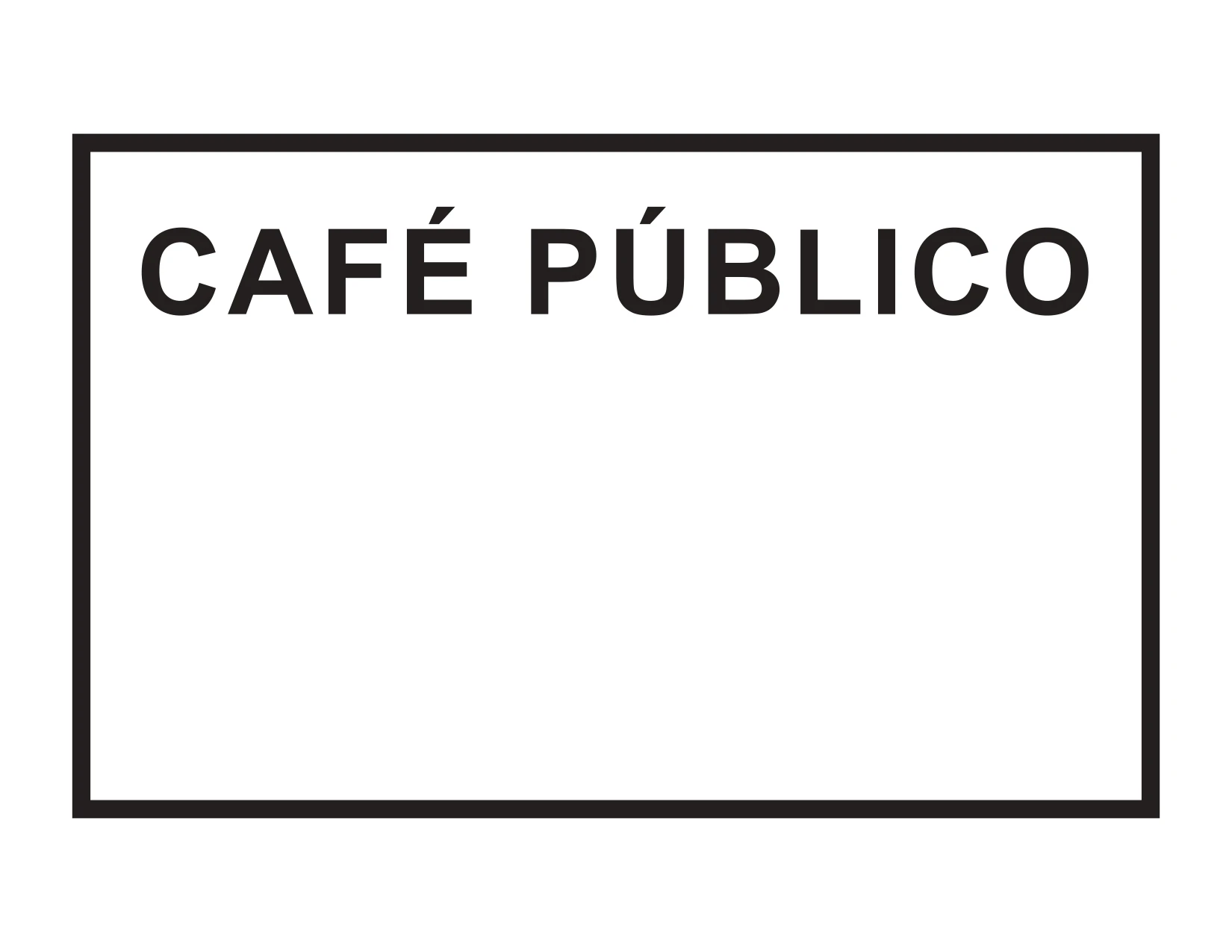 CAFÉ PÚBLICO