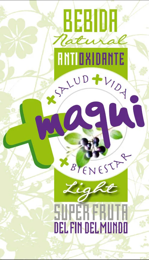 BEBIDA NATURAL ANTIOXIDANTE + SALUD + VIDA + MAQUI + BIENESTAR LIGHT SUPER FRUTA DEL FIN DEL MUNDO