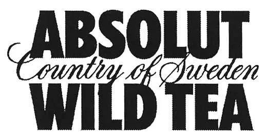ABSOLUT COUNTRY OF SWEDEN WILD TEA
