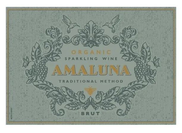 ORGANIC SPARKLING WINE AMALUNA TRADITIONAL METHOD BRUT