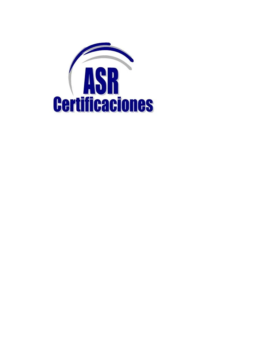 ASR CERTIFICACIONES
