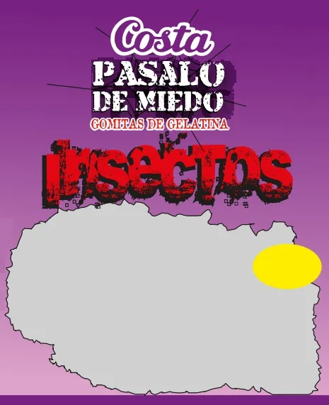 COSTA PASALO DE MIEDO GOMITAS DE GELATINA INSECTOS