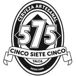CERVEZA ARTESANAL 575 Cinco Siete Cinco