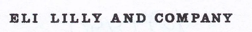 ELI LILLY AND COMPANY