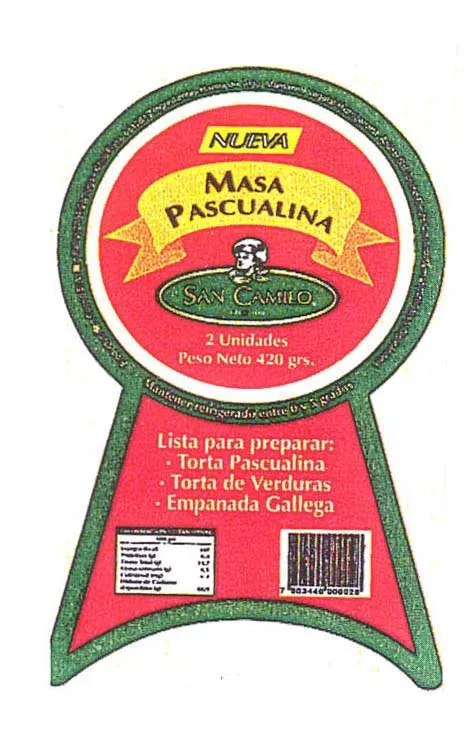 MASA PASCUALINA SAN CAMILO