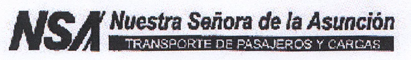 NSA NUESTRA SEÑORA DE LA ASUNCION TRANSPORTE DE PASAJEROS Y CARGAS