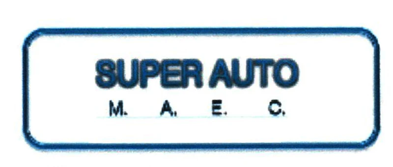 SUPER AUTO M.A.E.C.