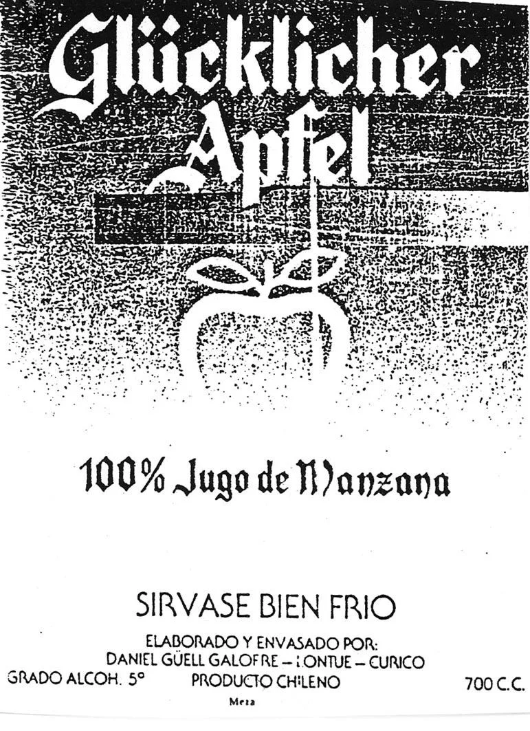 GLUCKLICHER APFEL