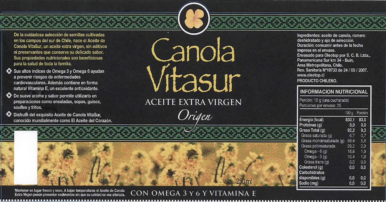 CANOLA VITASUR