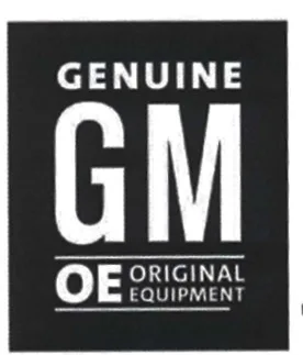 GENUINE GM OE ORIGINAL EQUIPMENT