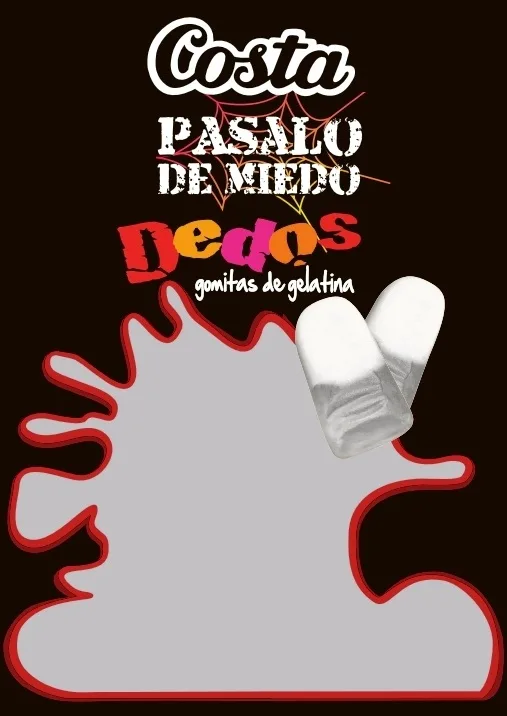 COSTA PASALO DE MIEDO DEDOS GOMITAS DE GELATINA