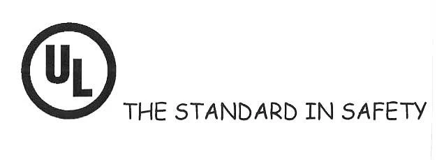 UL THE STANDARD IN SAFETY