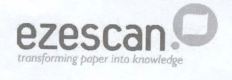 EZESCAN TRANSFORMING PAPER INTO KNOWLEDGE
