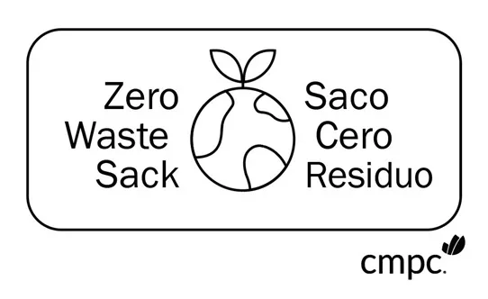 ZERO WASTE SACK SACO CERO RESIDUO CMPC