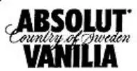 ABSOLUT COUNTRY OF SWEDEN VANILIA