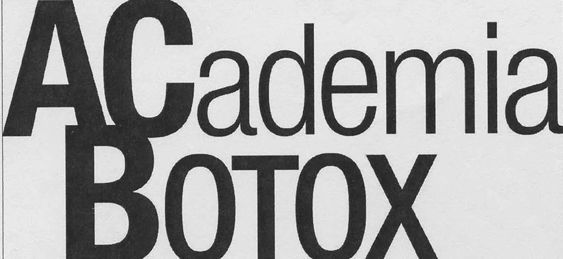 ACADEMIA BOTOX
