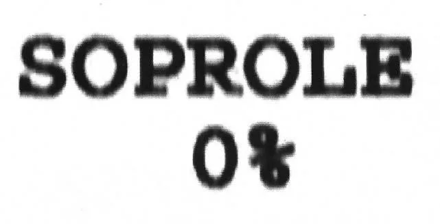 SOPROLE 0%