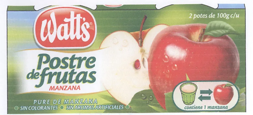 WATT'S POSTRE DE FRUTAS