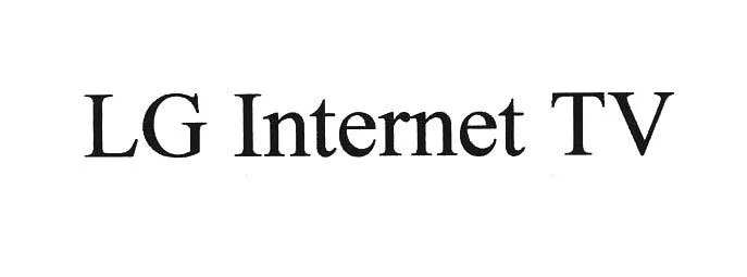LG INTERNET TV